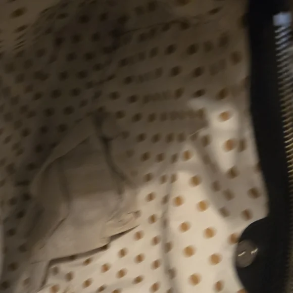 NWOT Coach Black Leather Shoulder Bag with Gold Accents - Picture 9 of 12